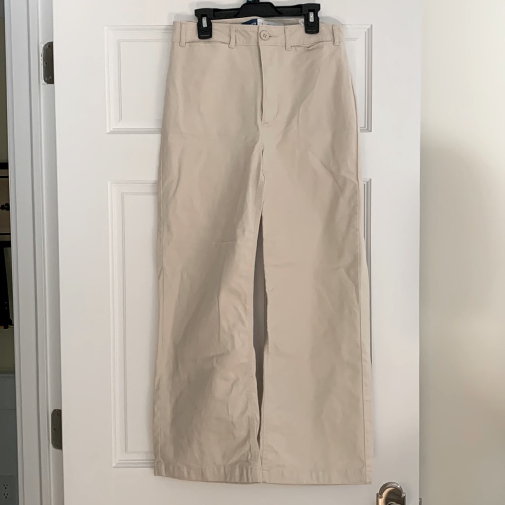 Old Navy extra high rise wide leg crop